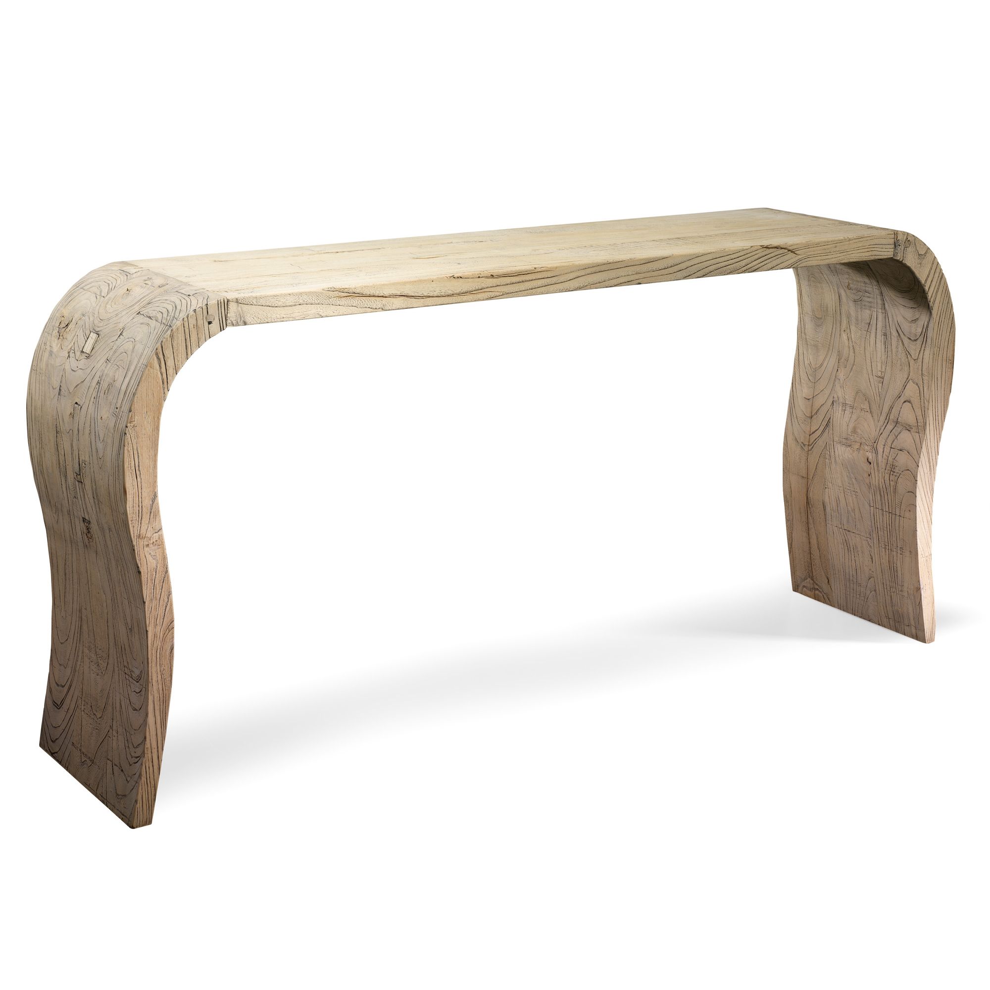 Shimu Chinese Country Furniture Curved Console Table at Tesco Direct