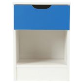 Jasper Bedside White/Blue