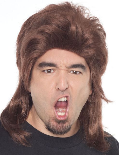 Image of Brown Mullet Wig