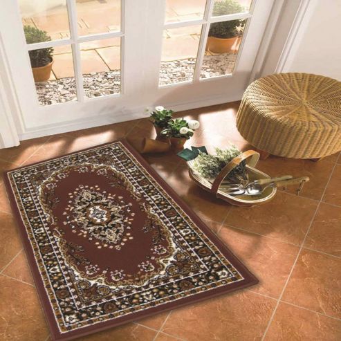 Image of Element Lancaster Brown 80x150 Cm Rug