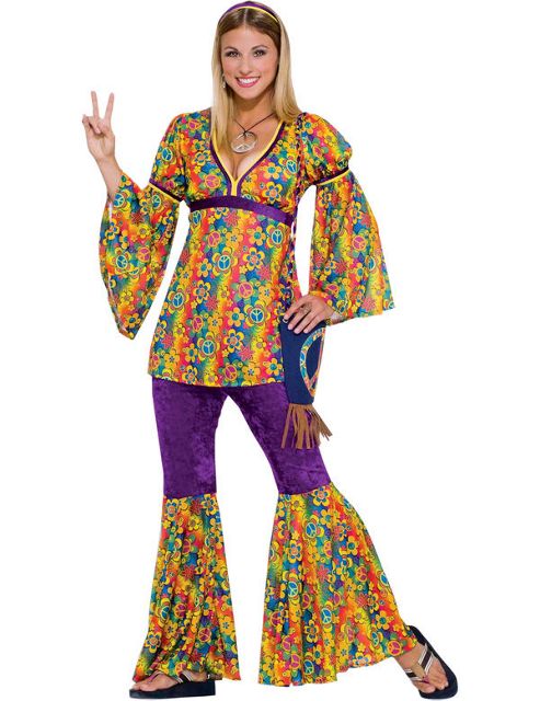 Image of Ladies' Hippie Costume
