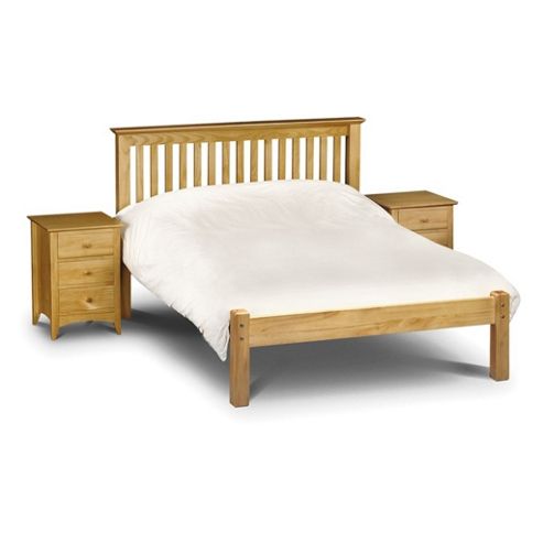 Image of Antique Finish King Size Low Foot End Pine Bed