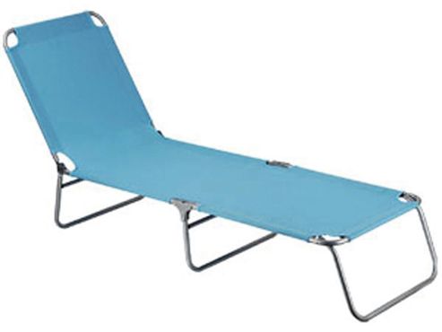 Image of Hhsw Folding 3 Leg Polyester Sunbed