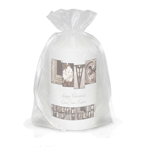 Image of Personalised Affection Art Love Candle