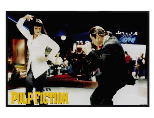 Image of Gloss Black Framed Pulp Fiction Jackrabbit Slim's Poster