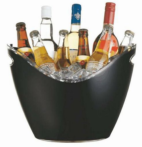 Image of Kitchen Craft Acrylic Drinks Cooler Black