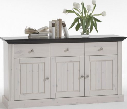 Image of Home Essence Riviera 3 Door 3 Drawer Sideboard