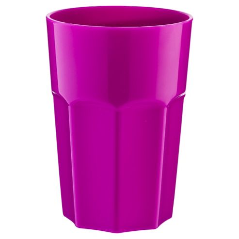 Image of Plastic Tumbler Glass, Fuchsia