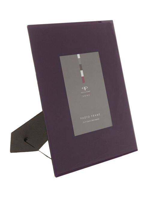 Image of Pied A Terre Purple Bevelled Glass Frame, 4x6
