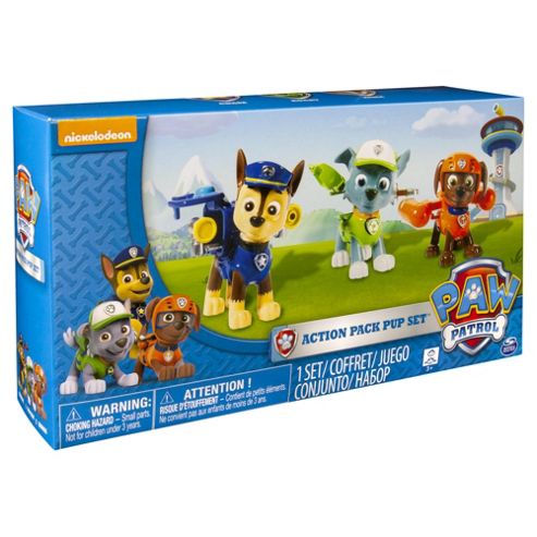 Image of Paw Patrol Action Pups 3 Pk Chase/rocky/zuma