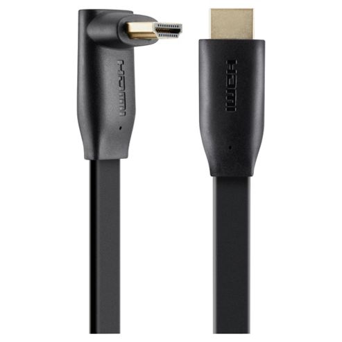 Image of Belkin Flat Right Angled 90-- Hdmi Ethernet Cable 2m