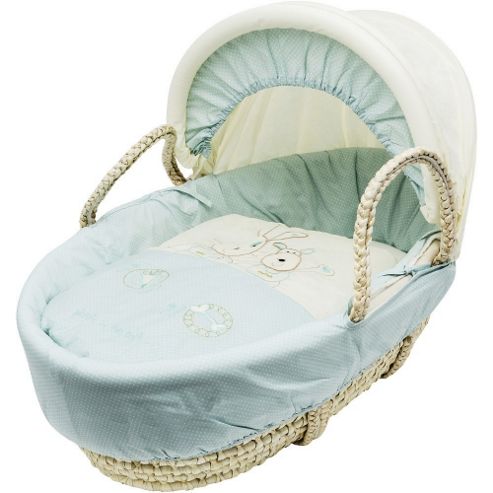 Image of Kinder Valley Daisy Boo Moses Basket (blue)