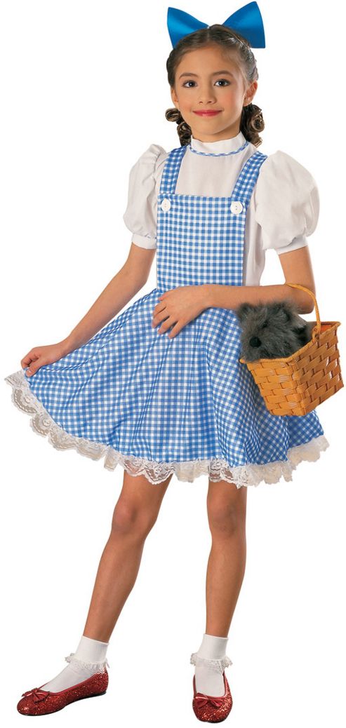 Image of Rubies Fancy Dress - Deluxe Child Dorothy Costume - Medium - Uk Size 5-7 Years
