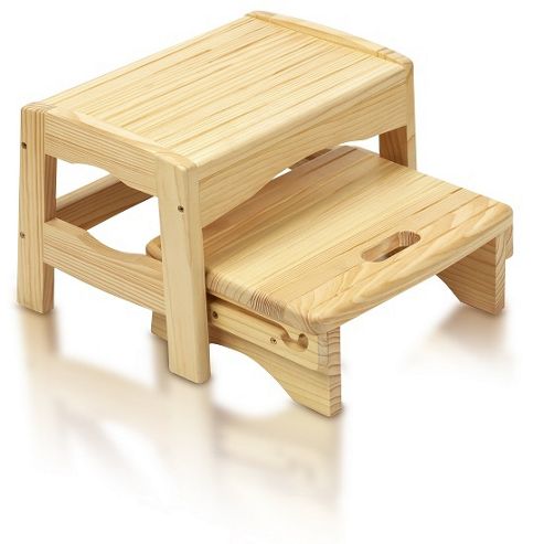 Image of Safety 1st Wooden 2 Step Stool