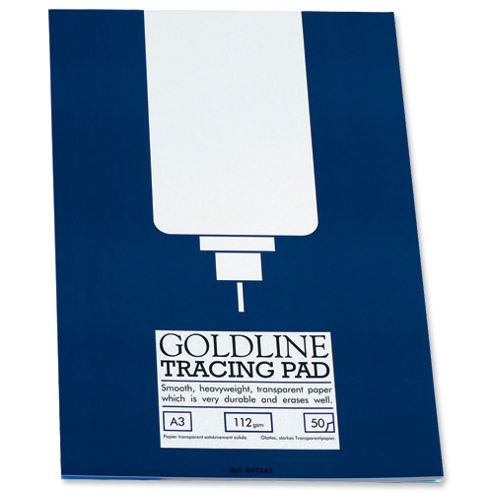 Image of Guildhall Goldline Heavyweight Tracing Pad 112gsm