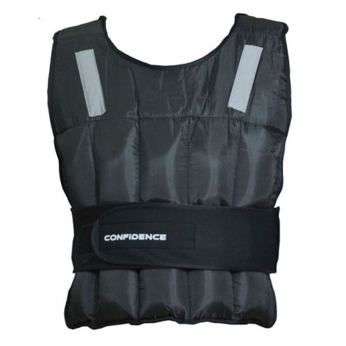 Image of Confidence 10kg Adjustable Training Exercise Weight Vest Bodyrip For Homegym