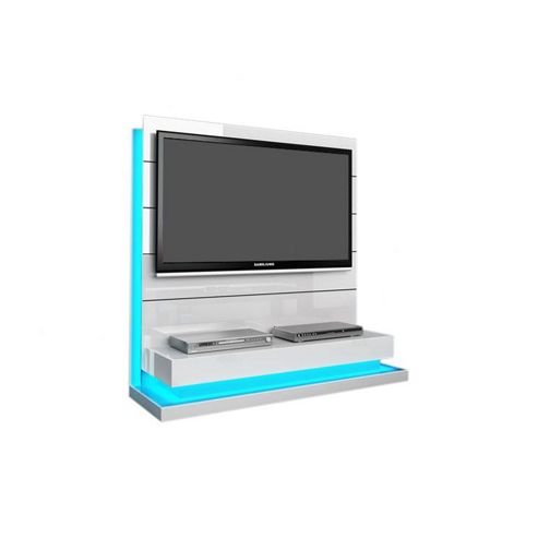 Image of Triskom Contemporary 55" Tv Stand - White Gloss
