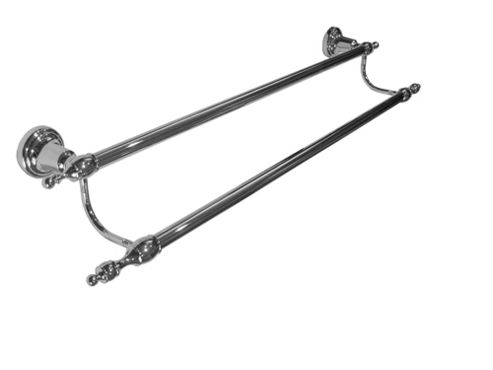 Image of Crannog Orion Double Towel Rail - 60 Cm