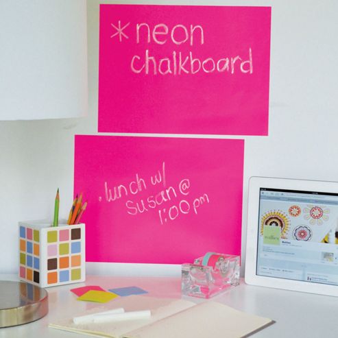 Image of Neon Pink Chalkboard - 2 Pack