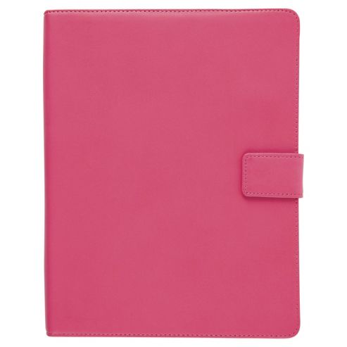 Image of Tesco Pink Premium Leather ipad Display Case