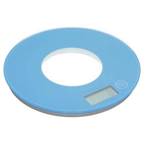 Image of Kitchencraft Colourworks 5kg Electric Kitchen Scale, Blue