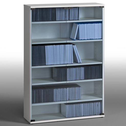 Image of Maja- M--bel Media Storage Cabinet - Plain White