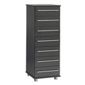 Ideal Furniture Bobby 7 Drawer Slim Chest - White