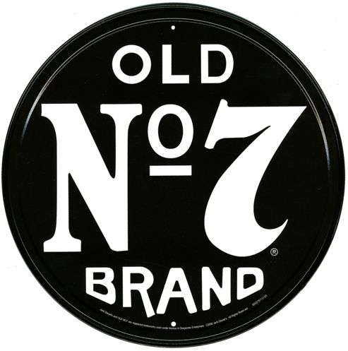Image of Jack Daniels Old No 7 Brand Tin Sign