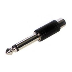 RCA Phono to Mono Jack Adaptor
