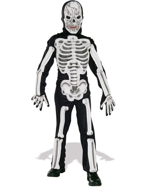 Image of Rubies Fancy Dress - Eva Skeleton - Boys Small 3-4 Years