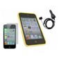 Yellow ProGel Case, LCD Screen Protector, Car Charger - Apple iPod Touch 4G