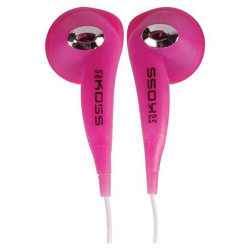 Image of Koss Keb7rr Rockin Raspberry Earbud Stereophone