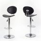 Aspect Design MaMessina Chrome Barstool in Black