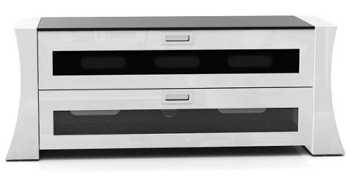 Image of Gecko Sapphire Lcd And Plasma Tv Cabinet - Gloss White
