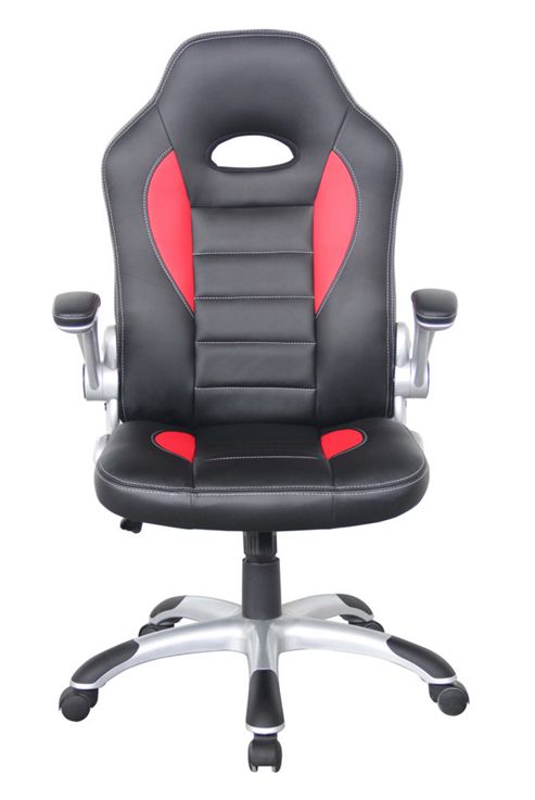 Image of Alphason Tallegda Black And Red Leather Executive Chair
