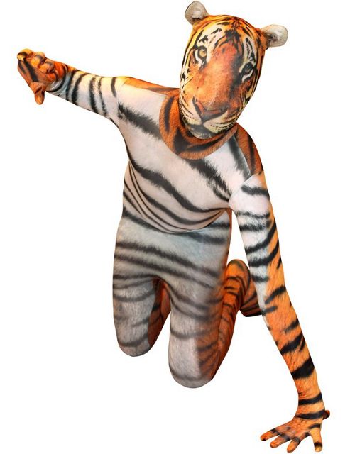 Image of Kids Tiger Morphsuit Small
