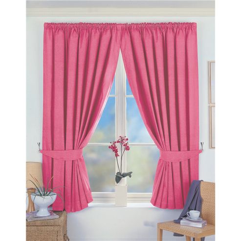 Image of Dreams And Drapes Norfolk Boomerang Tiebacks Pair - Pink