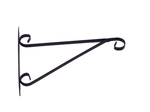 Image of Element Hanging Basket Brackets Black 10in