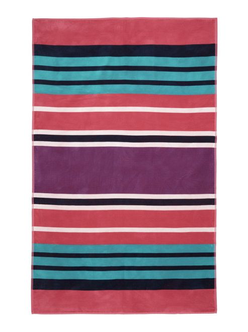Image of Dickins & Jones Pink Stripe Beach Towel