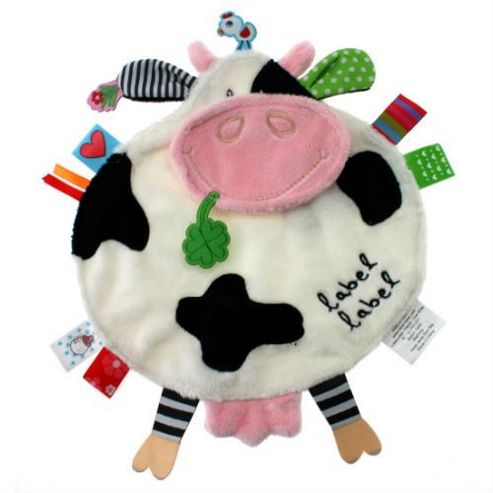 Image of Label Label Friends Comfort Blankie (cow)
