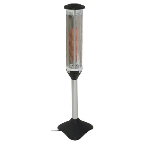 Image of 900w Stainless Steel Electric Patio Heater, 153cm