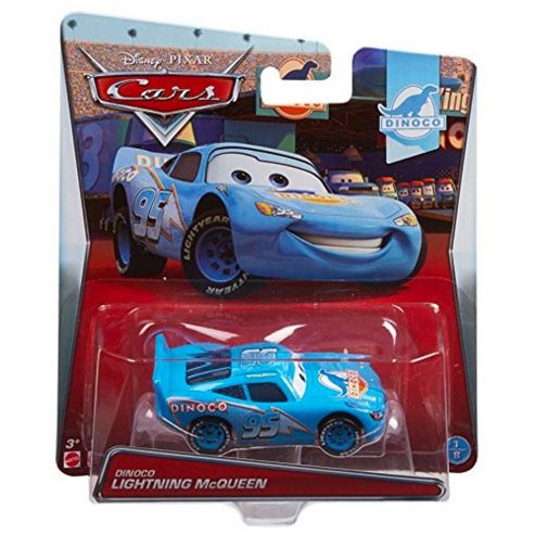 Image of Disney Pixar Cars Diecast Dinoco Lightning Mcqueen
