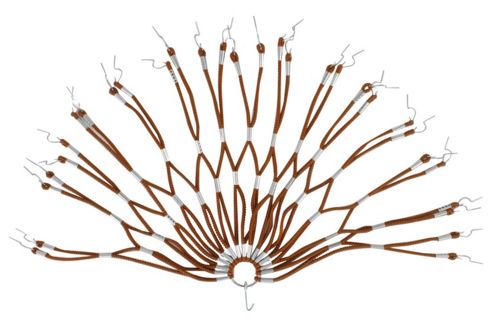 Image of Parkers Retro Spiral Brown Skirt & Dress Guard