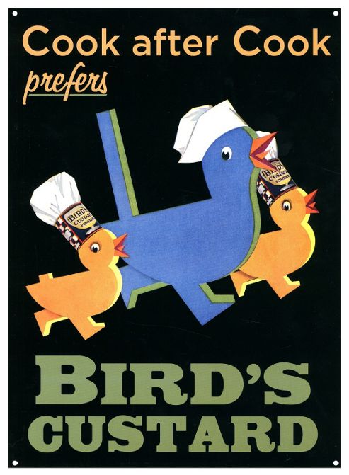 Image of Bird's Custard The Preferred Custard Tin Sign