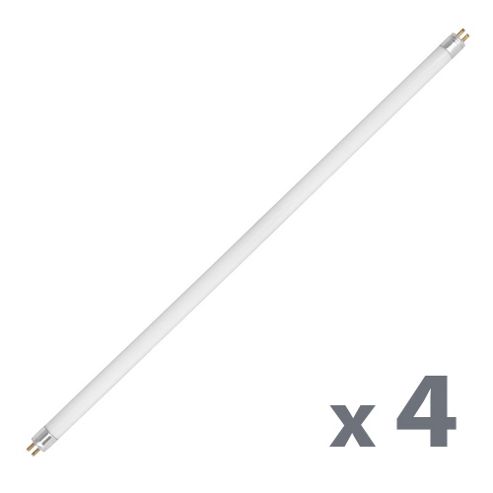 Image of Pack Of 4 Replacement T5 11w Fluorescent Tubes In Warm White