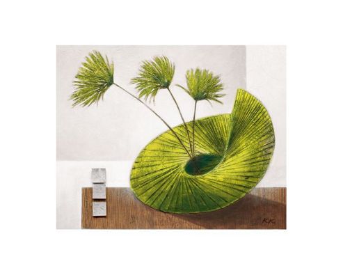 Image of Eurographics Stretcher Frame See-sawing Sea Weed Canvas Art