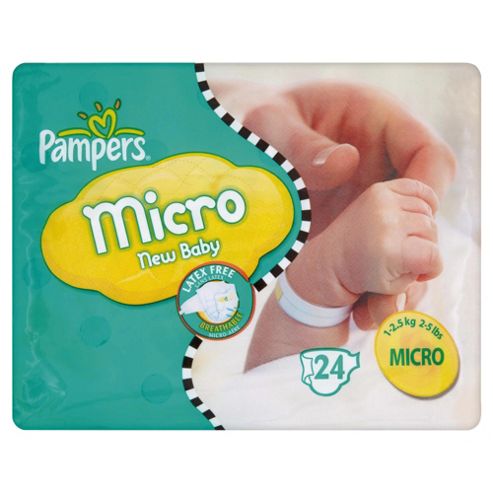 Image of Pampers New Babysize 0 Carry Pk 24