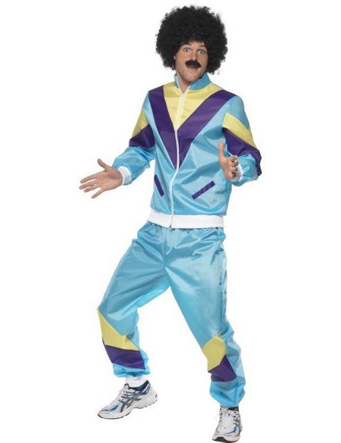 Image of 80's Shell Suit - Adult Costume Size: 46-48