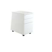 Jemimoda 3-Drawer Under Desk Mobile Pedestal White KF73462