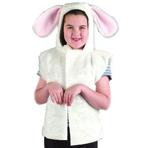 Image of Rabbit Fur Tabard - Child Costume 4-8 Years